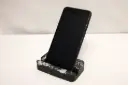 Porte téléphone résine Noir/Argent