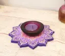 Vide Poche plat Violet/Rose