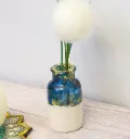 Soliflore lisse Bleu/Or