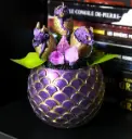 Figurine Oeufs de dragon Violet/Or